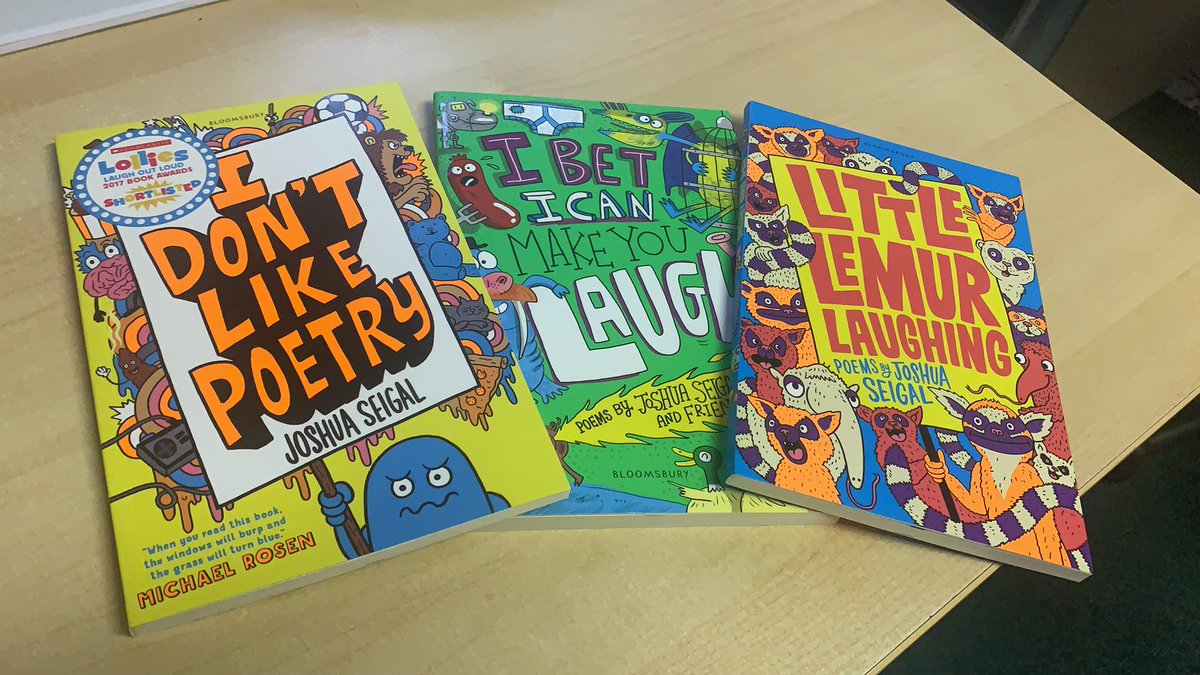 ReadingatLLP's tweet photo. We’ve been loving poetry in 2019 especially if it makes us laugh! 😆 These collections from @joshuaseigal have certainly done that! What poetry have you read this year Share some recommendations with the city! #WhatLiverpoolRead2019 https://t.co/eg5zSiKy4P