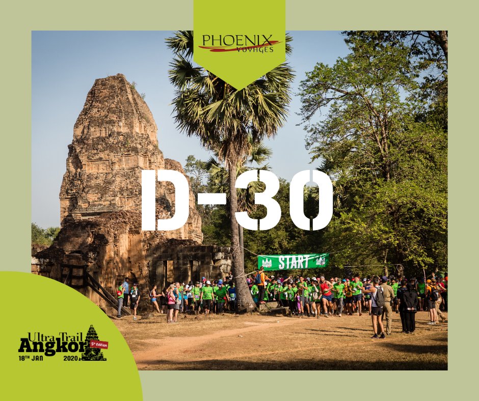 phoenixvoyages's tweet photo. - R E N D E Z . V O U S -

[D-30⏳] the countdown has begun... In one month, the Ultra Trail of Angkor in Cambodia, which we co-organize, will start for a fifth edition! 🏃

For more information visit https://t.co/6zJ6gkMIQQ https://t.co/2Uu2rX6uaE