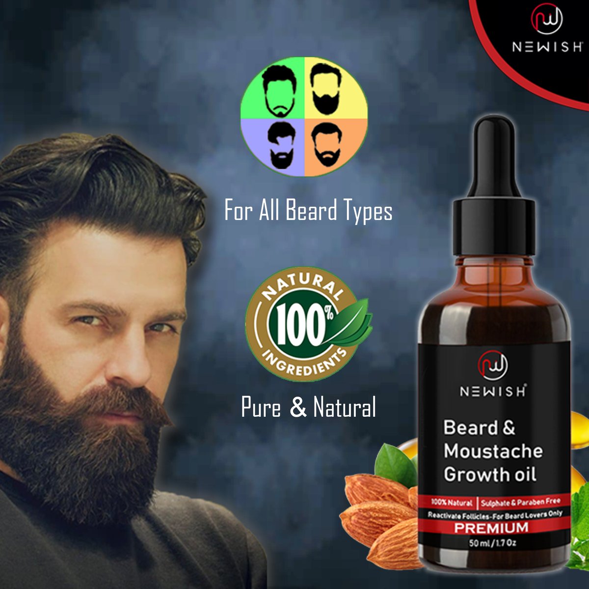NewishKart's tweet photo. Beard & Moustache Growth Oil
Newish beard oil is a perfect blend of 100% natural oils that stimulate the growth of facial hair and nourish your beard.
BUY NOW- https://t.co/kHv6RTJCHd
#beard #beardoil #beargrowth #handsome #men #patchybeard #beardeddragon #beardgang #newbeard https://t.co/FzGUz8GNIQ