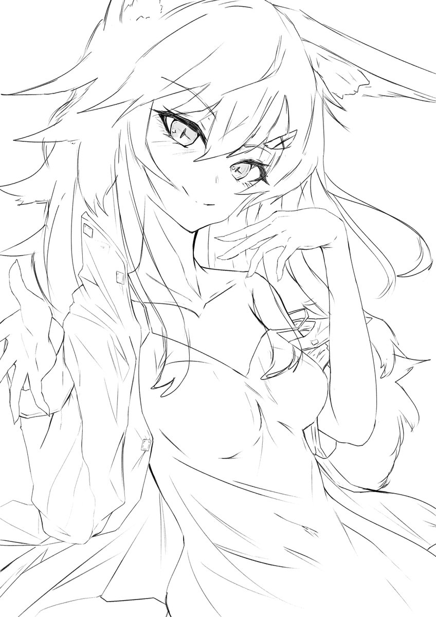 年末まであと少しなので供養投稿。
これはかっこいいミオちゃんを描きたくてそのまま眠ってたやーつ 