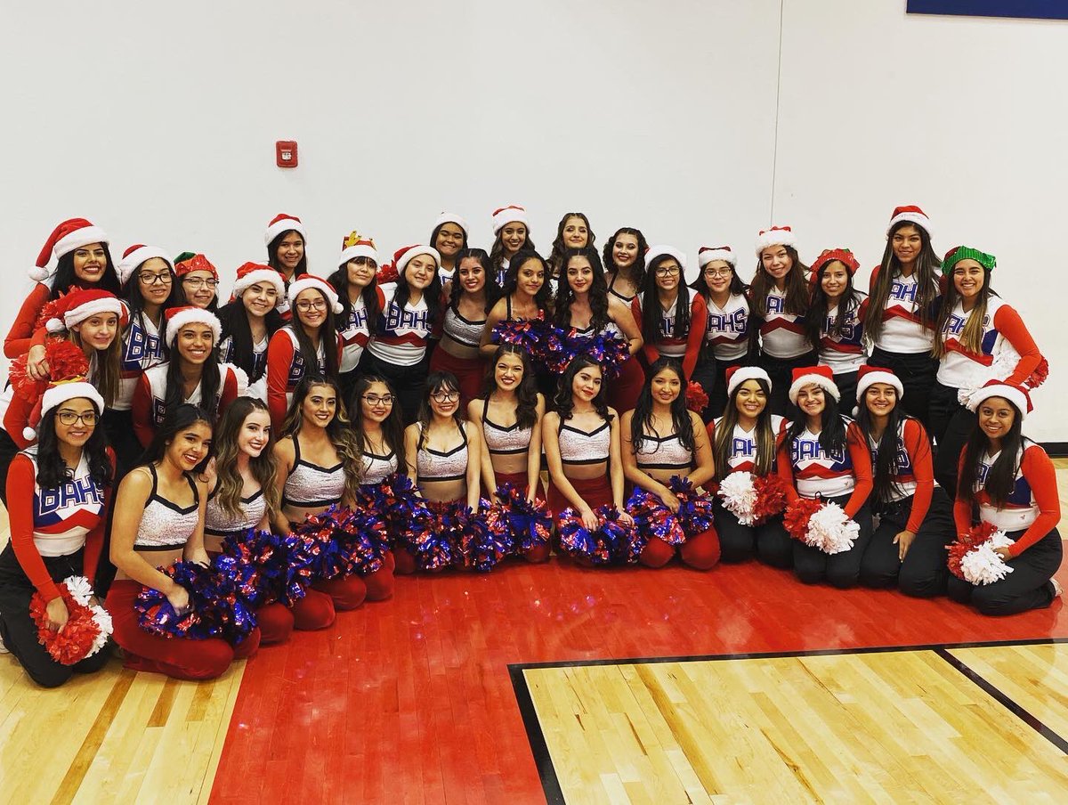 What a Game!!! OT!! Go Big Red!! Happy Holidays from our family to yours, MDC! 💙❤️💙❤️ <a href="/YISDFineArts/">YsletaISD Fine Arts</a> <a href="/BelAirHigh/">Bel Air HS</a> Great music <a href="/DNieto_BelAir/">David Nieto</a>! Getting us all pumped up