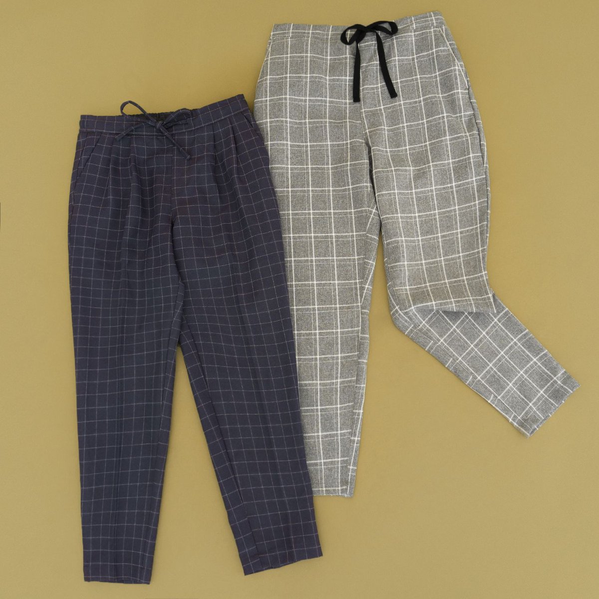 ForMeClothing's tweet photo. Same same but different | plaid trousers making their way to your closets, #ForMeGirls. 💕 #ForMeClothing https://t.co/1CKpIx4Qob