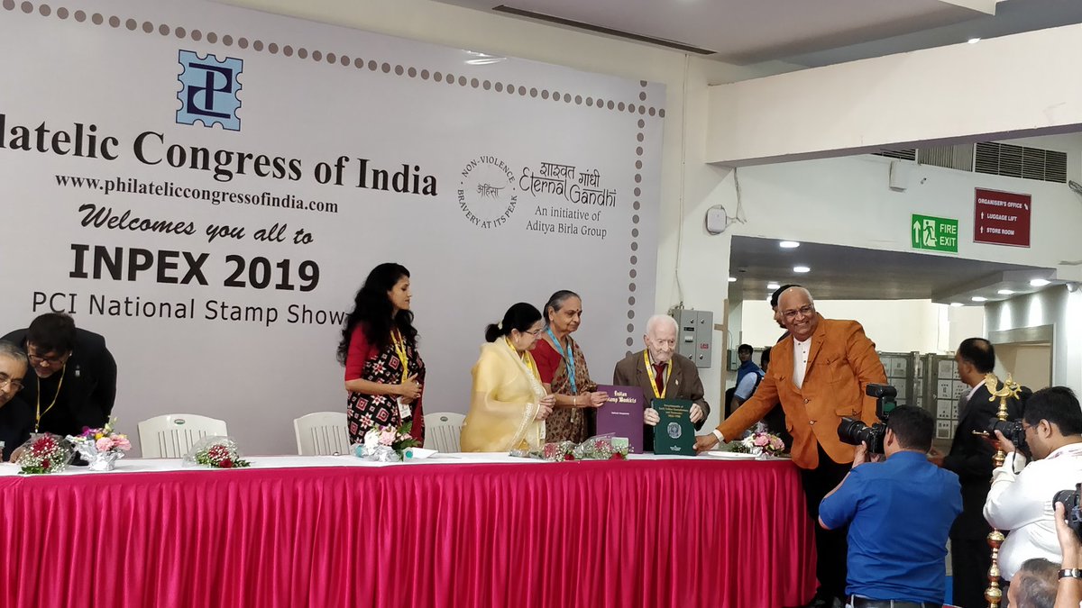 Inpex2019's tweet photo. The below books were release as a part of the inauguration function

Encyclopaedia of Early Indian Cancellations and Postmarks 1852-1900" by Mr. Kishore Chandak &amp; Mr. P.G. Bhargave

"Indian Stamp Booklets" by Mr. Madhukar 

"Gems of India" 1st Edition - Published by PCI https://t.co/wBVkbJ7fFD