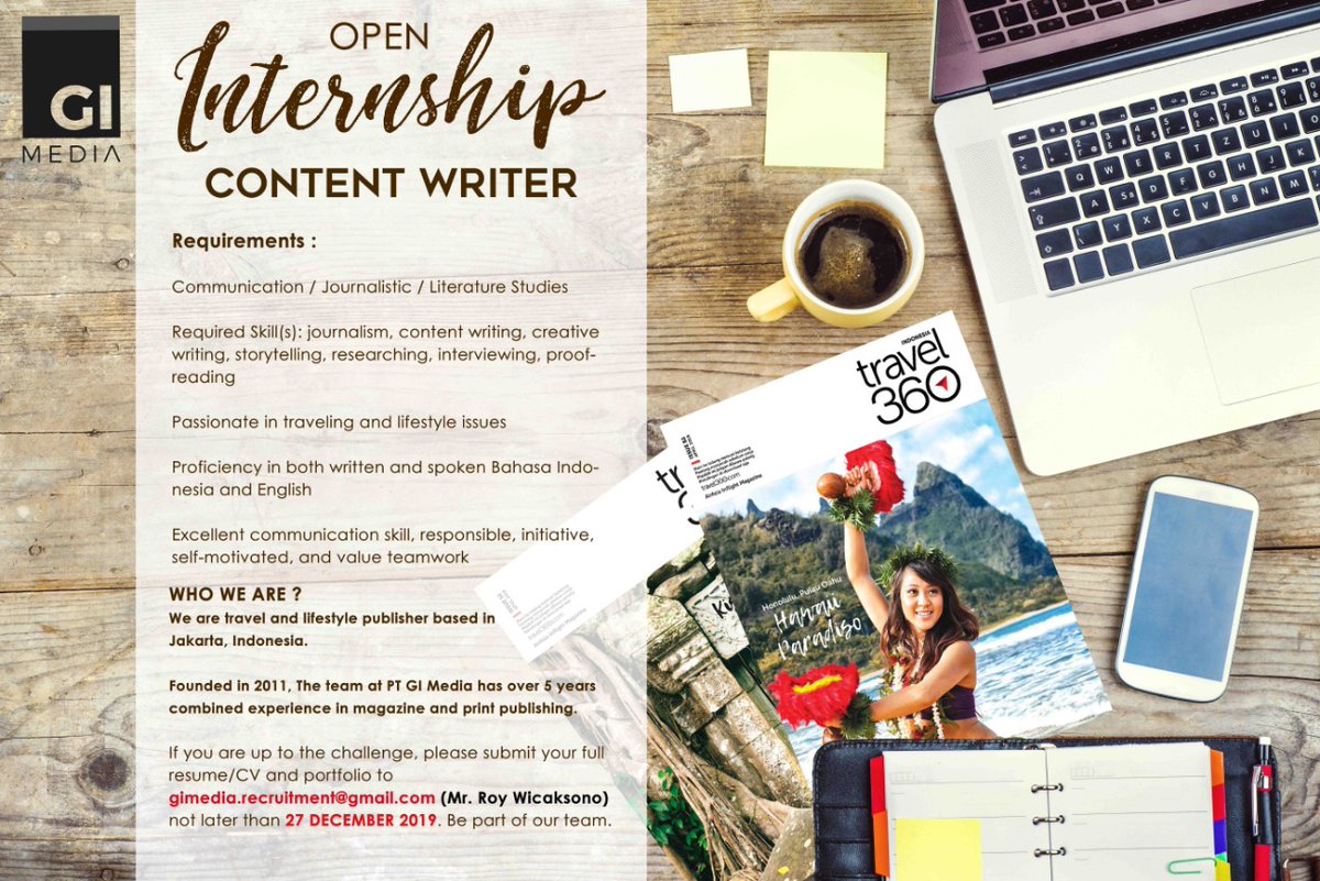 Kesempatan untuk magang CONTENT WRITER. Terima kasih min <a href="/LokerDir/">Lowongan Kerja Indonesia</a> untuk RT nya