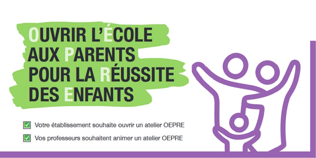 Eduscol's tweet photo. #ÉcoleFamille 🏠 Ouvrir l'école aux parents pour la réussite des enfants : vous souhaitez mettre en œuvre le dispositif dans votre établissement ?

📑 Un document cadre-référentiel pédagogique vous accompagne pour ouvrir et animer des atelier #OEPRE

▶️ https://t.co/VSPXg97adT https://t.co/BM8i8cOLGM