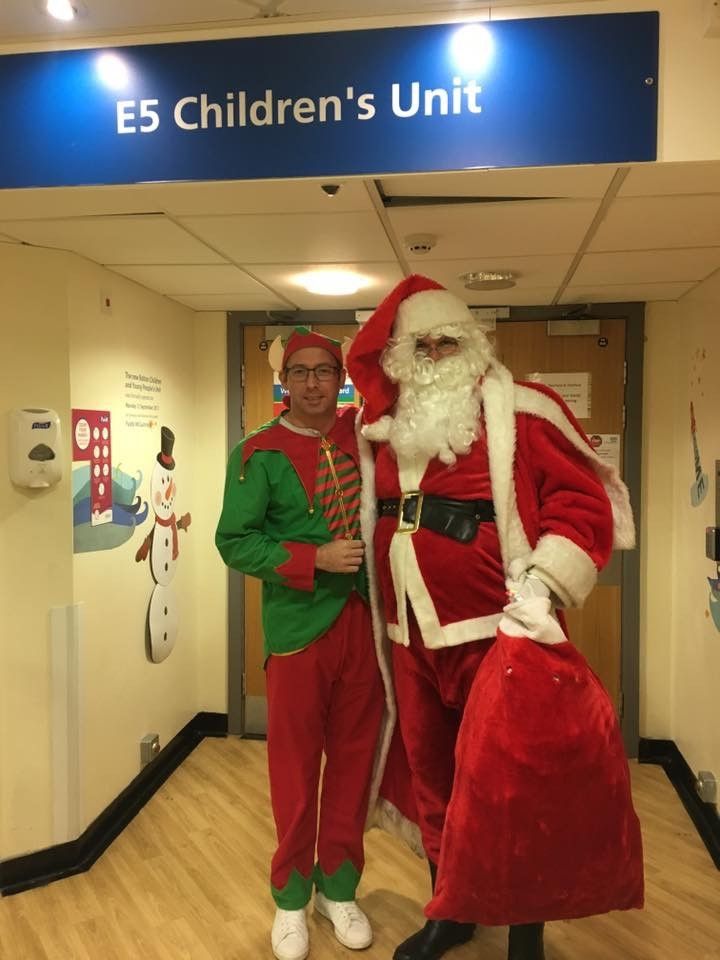SuperJCharity's tweet photo. Keep your eye's peeled tomorrow (19th)  as #SuperJoshSanta and his little helpers will be out &amp; about delivering presents to poorly children at local hospitals! If you are lucky enough you may spot them! @rehabforindep @EducationEssen1 #Christmas2019 #giveback #spotsanta https://t.co/eTR1mKm7At