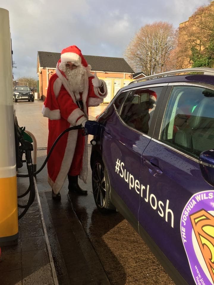 SuperJCharity's tweet photo. Keep your eye's peeled tomorrow (19th)  as #SuperJoshSanta and his little helpers will be out &amp; about delivering presents to poorly children at local hospitals! If you are lucky enough you may spot them! @rehabforindep @EducationEssen1 #Christmas2019 #giveback #spotsanta https://t.co/eTR1mKm7At