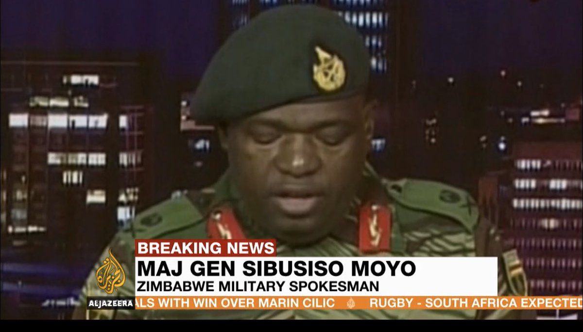 LynneStactia's tweet photo. If Thabo Mbeki meets: 
•ED Mnangagwa &amp; ZanuPF officials 
•Nelson Chamisa &amp; MDCA officials 
•Thokozani Khuphe &amp; MDC-T officials 
•Jealous Mawarire &amp; NPF officials 
•All POLAD Principals without addressing the Military which is the elephant 🐘 in the room,NOTHING changes https://t.co/8OkgHoK4nN