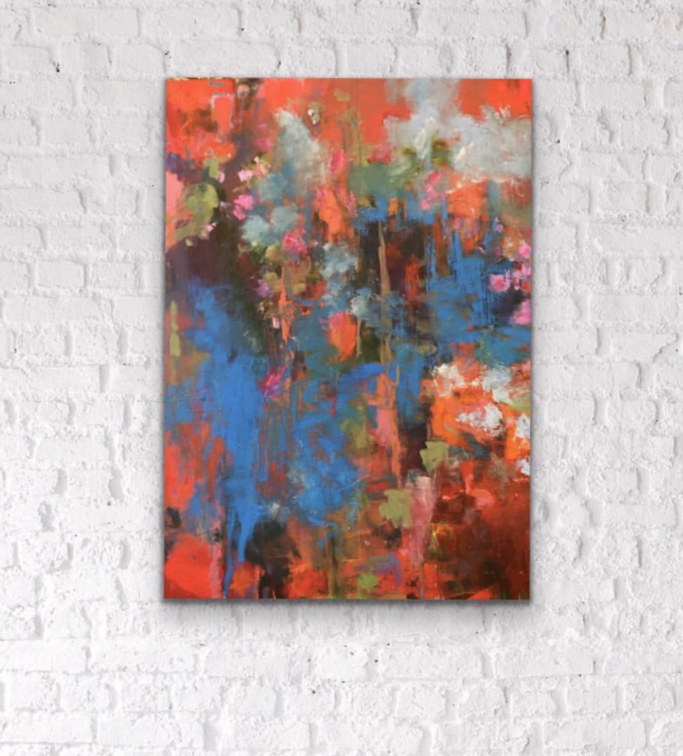 Floral Abstraction #Abstract #art #ilovethiswork #EmergingArtists #abstraction #floral #oilpainting #contemporaryart #curator #inspiredbypetals #lovelydeadcrap #artsy #arte #