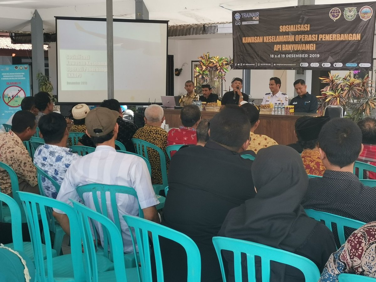 Sosialisasi Kawasan Keselamatan Operasi Penerbangan API Banyuwangi