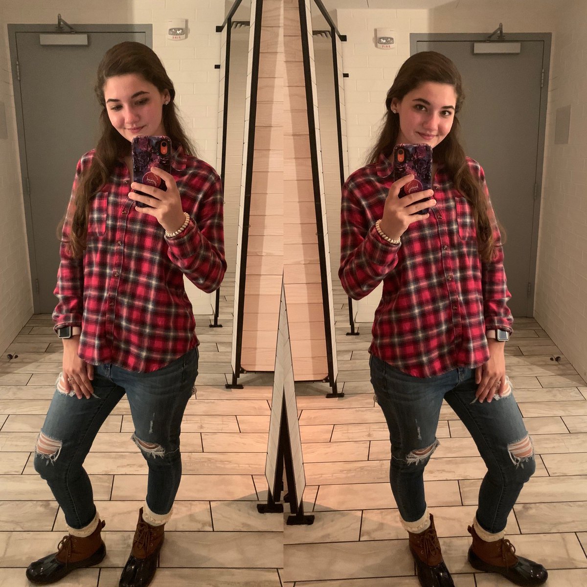 meggymccarty's tweet photo. Throwback mirror selfies from bathroom in a swanky restaurant in Boston that I totally underdressed for✌🏼 https://t.co/OOus40O3pd