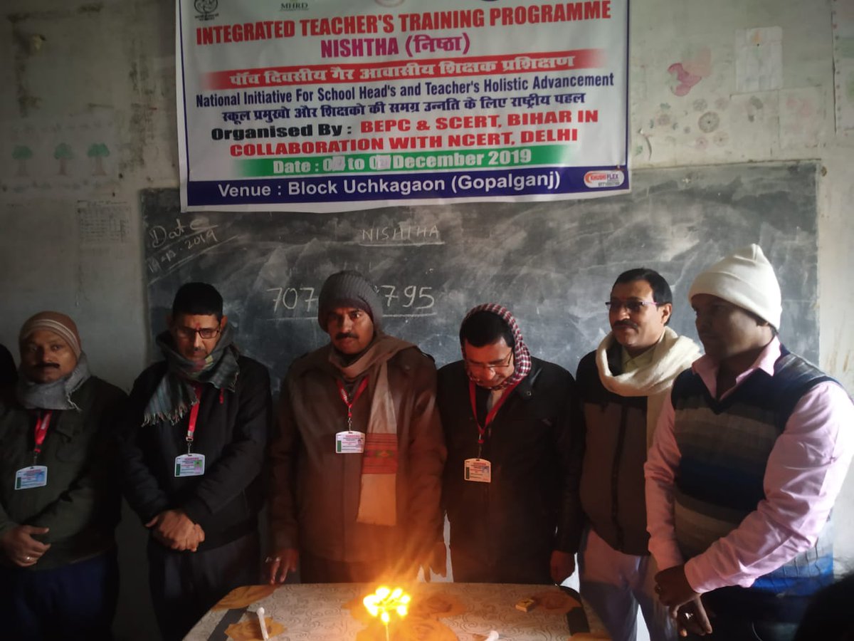 scertbihar's tweet photo. Glimpses and media coverage of continuing NISHTHA training at SCERT Patna and districts of Bihar...#Ministry of Human Resource Development, Government of India #DrRPNishank #sanjaydhotremp
#ManeeshGarg
#NCERT
#SCERTBihar
#HrushikeshSenapaty #RanjanaArora
#AmarendraPrasadBehera https://t.co/HkaEcx8bdM