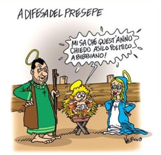 Vauro, ignobile vignetta su Bibbiano.
#ibambininonsitoccano