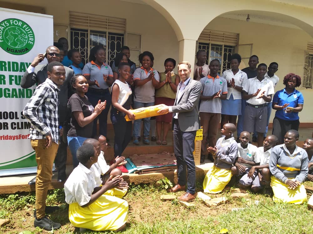 NamugerwaLeah's tweet photo. I take this opportunity to thank the embassy of Sweden in Uganda for its support to #FridaysForFuture Uganda @Fridays4FutureU. We've done a lot in 2019 and we'll do more next year. https://t.co/K3zKRY0ztY