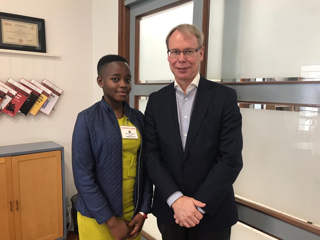 NamugerwaLeah's tweet photo. I take this opportunity to thank the embassy of Sweden in Uganda for its support to #FridaysForFuture Uganda @Fridays4FutureU. We've done a lot in 2019 and we'll do more next year. https://t.co/K3zKRY0ztY