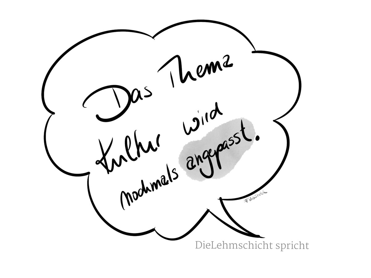 winfried_ebner's tweet photo. Finde den Fehler 😉:
>> Das Thema Kultur wird nochmals angepasst. <<
#DieLehmschicht bröckelt langsam
#Telekomwall #AndersFühren #WebSketch https://t.co/02nJwSN1Xf