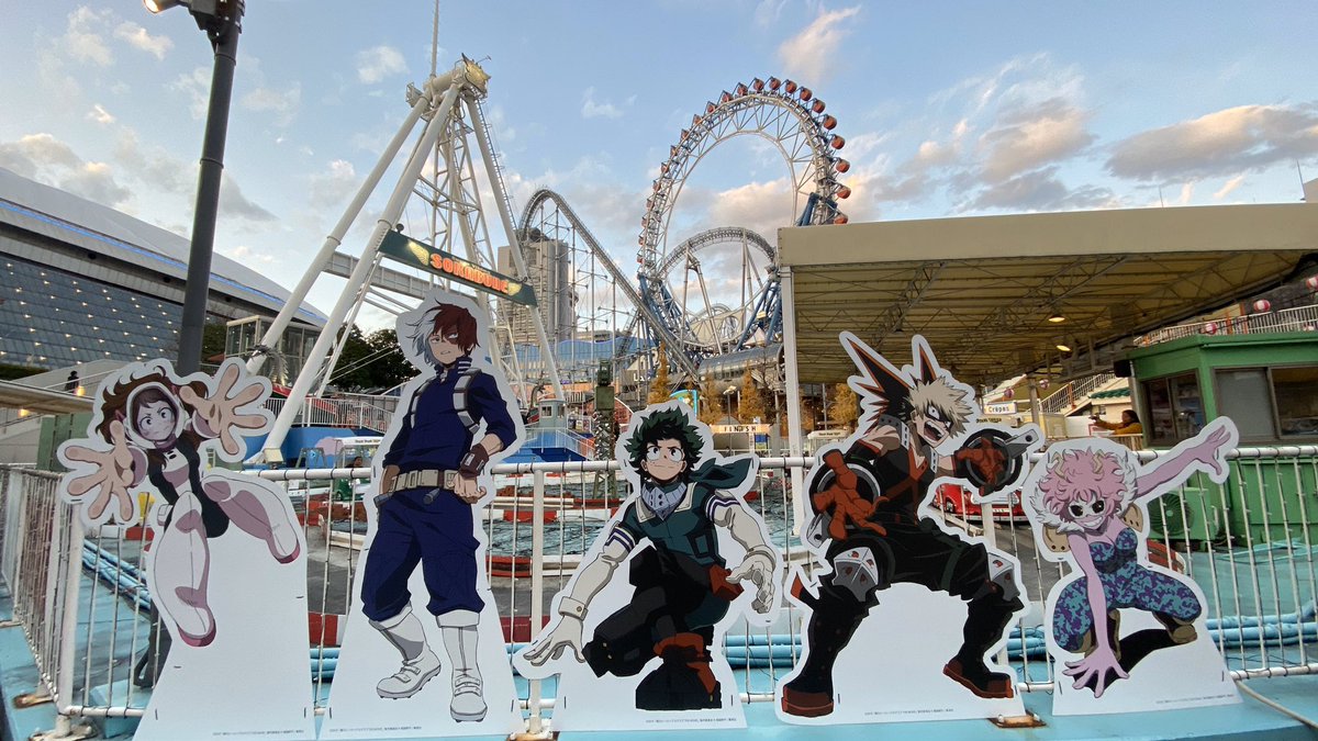 東京ドームシティヒロアカコラボ!にきた! 