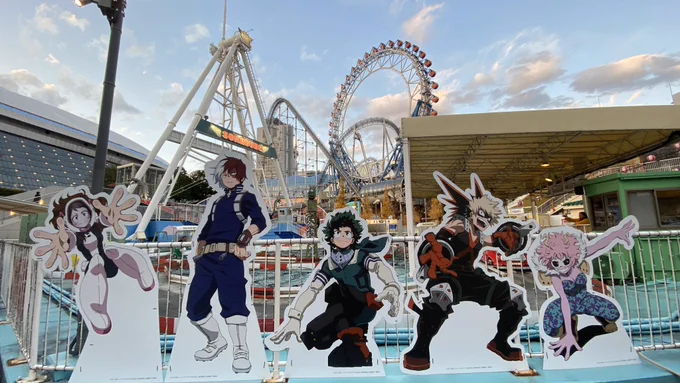 東京ドームシティヒロアカコラボ!にきた! 