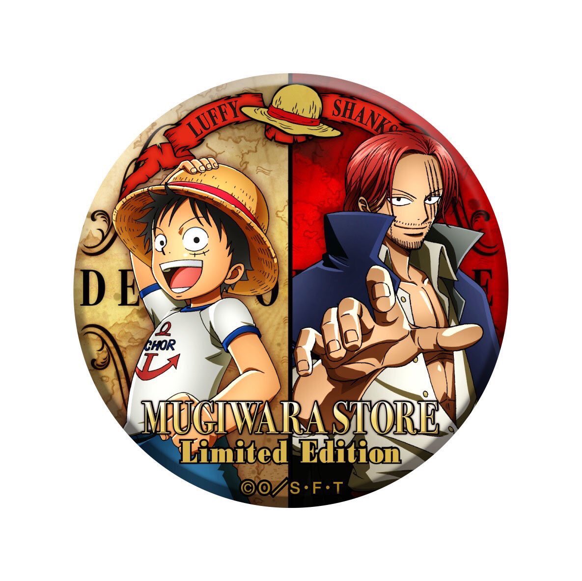 Mugiwara Store One Piece Can Badge Merry Christmas Luffy Chopper 75mm Animation Art Characters Chsalon Japanese Anime