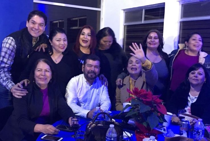 ZulmaGal's tweet photo. Época de convivencia entre amigos y amigas!! #PosadaDelPersonal del personal CDE🌲🎁🎉🎼 @EdgarmRe @lisettelopezg @netomunro @PANporSonora @juanitaromeromx @Humbertosouza82 @escobar140564 https://t.co/kT5Y9mCUiD