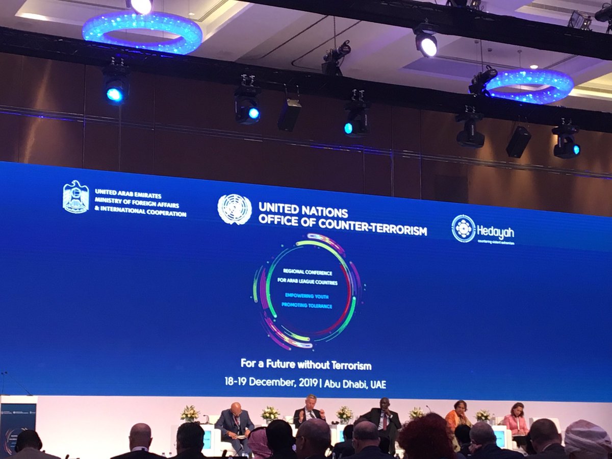 We need to be engaging #youth in program design, policy and in the development of national action plans.  Looking forward to hearing more during this conference! <a href="/Hedayah_CVE/">Hedayah</a> #uaeministryofforeignaffairs #UNOCT