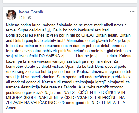 danilo3been's tweet photo. 👏👍💝 Prijateljica s fb-ja seka direktno v srčiko problema. In spet se popolnoma strinjam z njeno izjavo. Kljub stalnim blokadam na fb se ne damo in utišanje resnice ni opcija. #FuckFDV #FuckLeftards #FuckLibtards https://t.co/srRsOONY7u