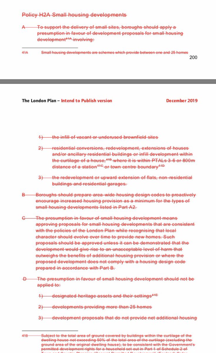 PaulWellman_'s tweet image. The presumption in favour for small developments of 25 homes or less, on brownfield sites, close to train and tube stations has officially been scrapped. And with it, London’s housing targets have been severely reduced. 🤷‍♂️