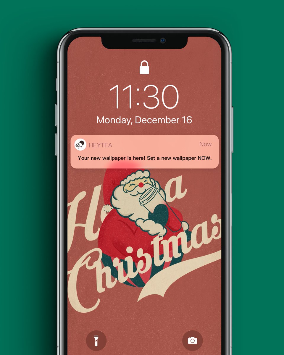 HEYTEAJapan's tweet photo. ＃HEYTEA クリスマスのスマホ壁紙をプレゼントいたします🎁
クリスマス気分を味わいましょう😆🌲 https://t.co/81BUBLOQ2c