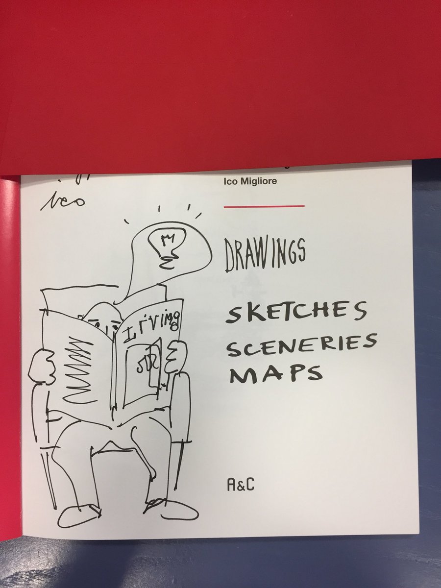 Grazie a Ico Migliore per il bellissimo schizzo dedicato a ⁦<a href="/LivingCorriere/">LivingCorriere</a>⁩ ⁦<a href="/MiglioreServett/">MIGLIORE+SERVETTO</a>⁩ #newbook #sketchesbook