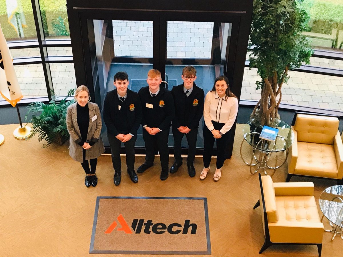 AlltechIreland's tweet photo. Thank you to the group from @CastleknockCC taking part in the #CertifiedIrishAngusBeef schools competition for visiting #AlltechIreland last week! They got a behind the scenes tour and met with our nutritionists @Eimear_Murray and @amiepeers! #foodforfuture https://t.co/9NhKBLxWA2