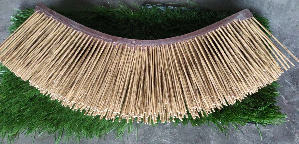 Grace91776149's tweet image. Synthetic Arican Reed thatch panel,made of HDPE thatch ,For Roof,Beach Umbrella, Tiki Hut, Palapa, Cottage, Resort #roofing #roof #reedthatch #syntheticpalm #thatchroof #huberroofing #resortroof #maldiveshotels #artficialthatchroof #africanreedthatch #reedroof #reedthatchresort