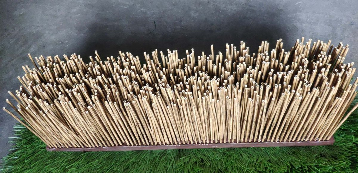 Grace91776149's tweet image. Synthetic Arican Reed thatch panel,made of HDPE thatch ,For Roof,Beach Umbrella, Tiki Hut, Palapa, Cottage, Resort #roofing #roof #reedthatch #syntheticpalm #thatchroof #huberroofing #resortroof #maldiveshotels #artficialthatchroof #africanreedthatch #reedroof #reedthatchresort