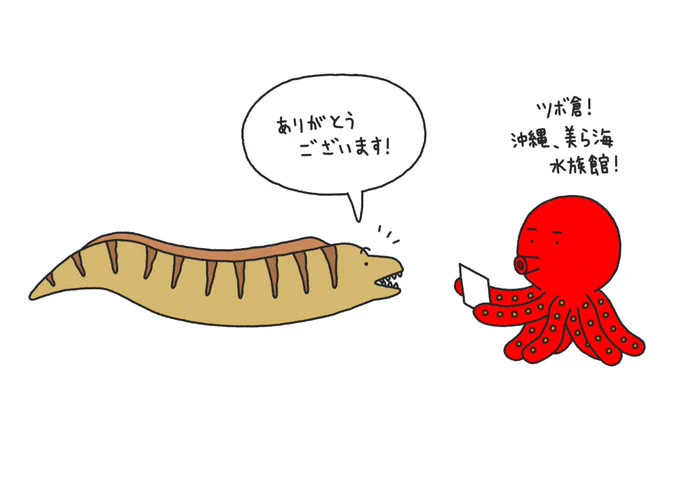 ウツボの配属発表 