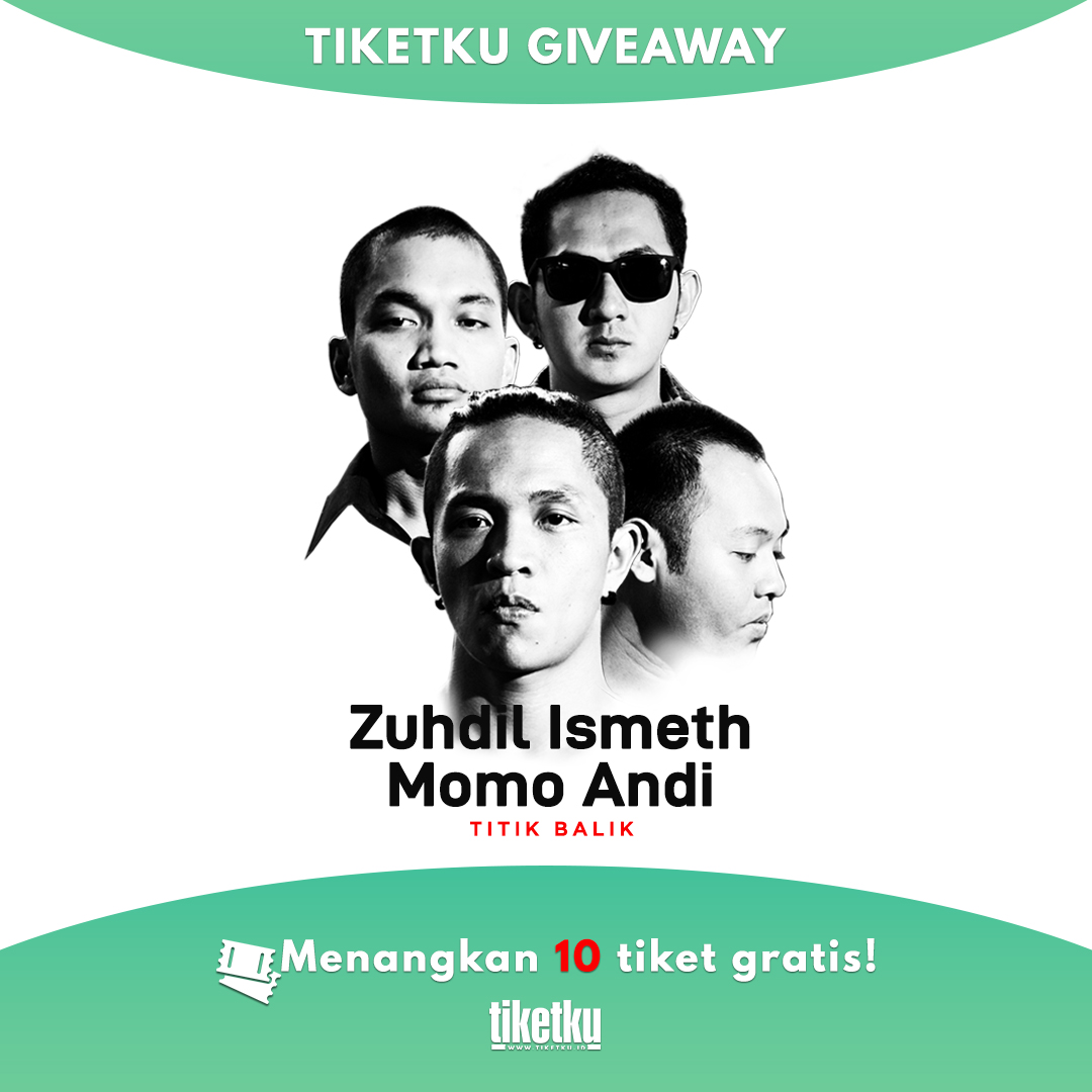 AYO SIKAT TIKET GRATISNYA! 

Giveaway 10 tiket Konser Titik Balik (untuk 5 orang pemenang)
Detail silahkan cek instagram.com/tiketkuindones…