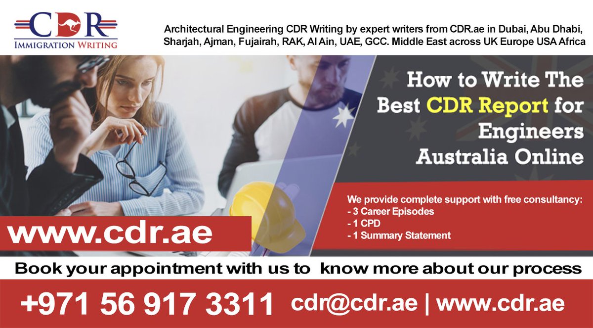 cdr_ae's tweet photo. CDR writing help from professional writers in Dubai | 043554850
https://t.co/Ij1ElqQAz9 (056 9173311)
#cdr #cdrwriting #cdrwritinghelp #cdrwritingassistance #cdraustralia #cdrassessment #skilledvisasustralia #writing #expertwriter #professionalcdrwriting #cdrwritingdubai #callus https://t.co/PP0WPy40xy