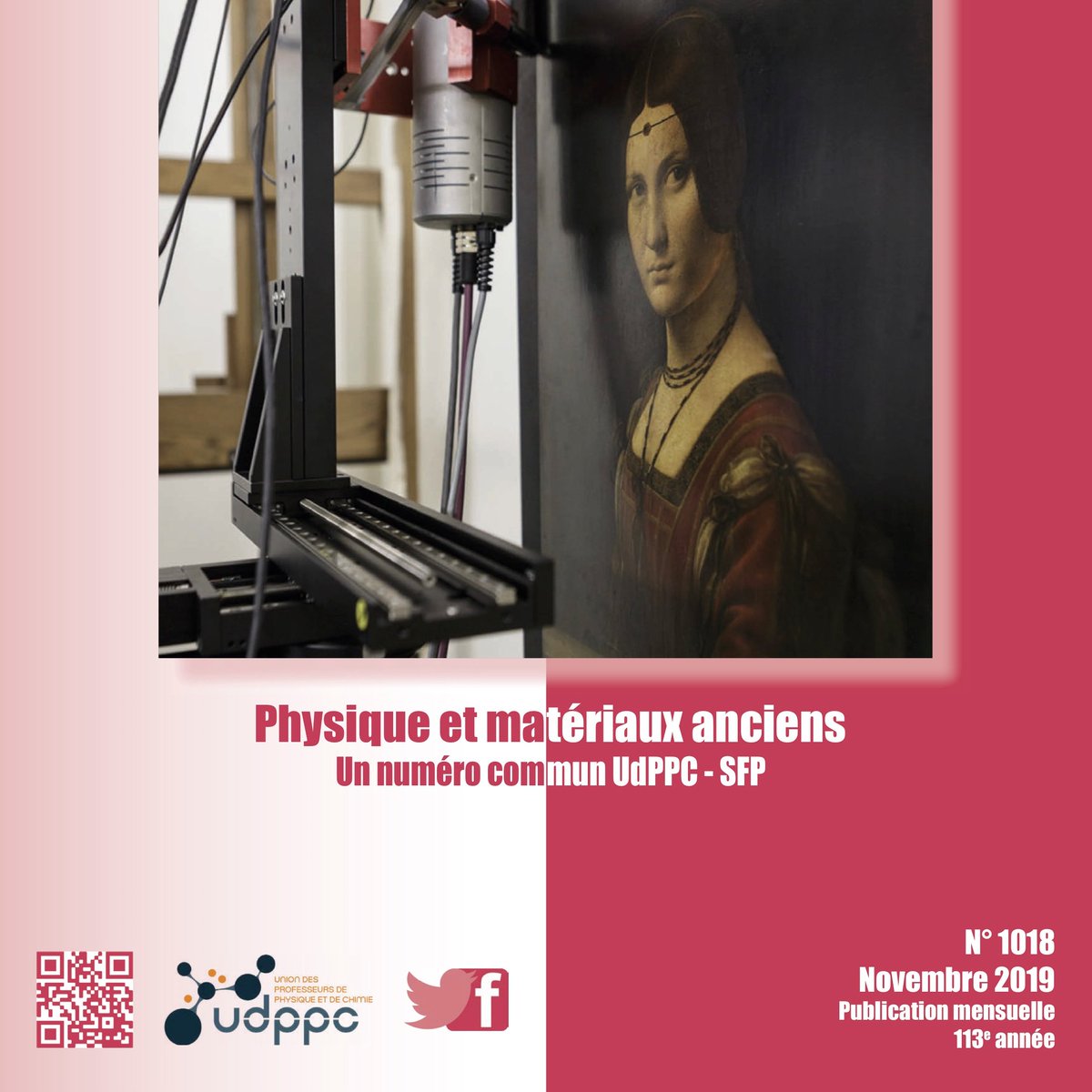 Le Bulletin de l'<a href="/UdPPC/">UdPPC</a> vient de publier son numéro 1018 consacré à Physique et matériaux anciens, réalisé avec la <a href="/SFP_officiel/">Société Française de Physique</a> , et que j'ai co-édité avec Didier Gourier. bupdoc.udppc.asso.fr/consultation/s… #heritagesciences #patrimoine #culture #physique #chimie