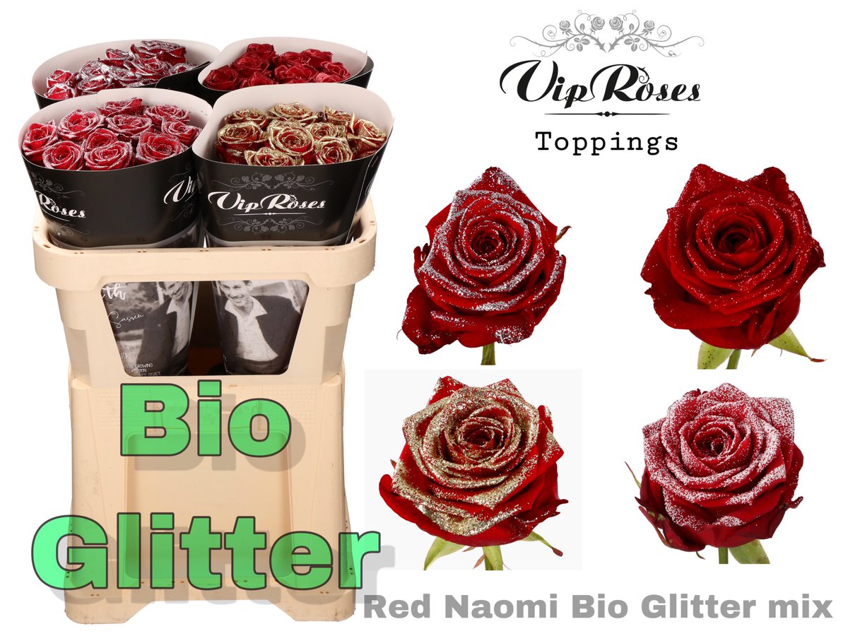 Red Naomi with biodegradable glitter!! New at #viproses