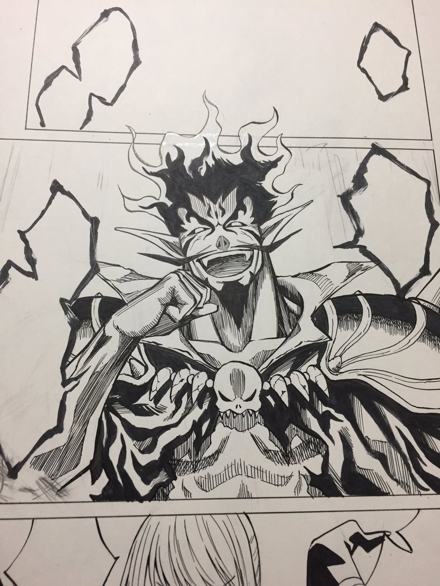 現在作業中の深沢さんの原稿。
なんか 俺何描いてんだろう?って気持ちになってきたけどアドレナリン出っぱなし(*'∇`*) 