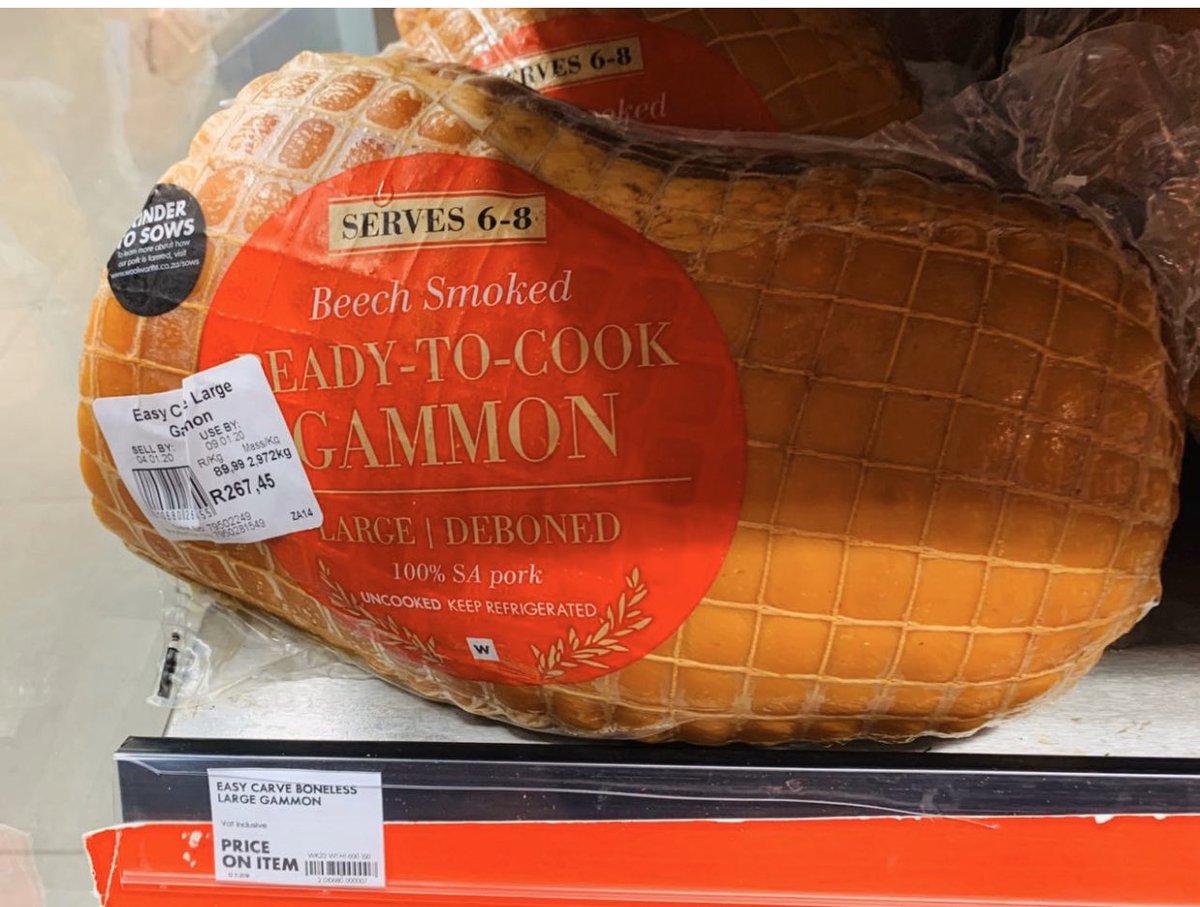 DJFreshSA's tweet image. I’m testing your knowledge about the Star of my feast! You could win a R1000 voucher from @WOOLWORTHS_SA! True or False, the Ready To Eat Beechwood Smoked Gammon is beechwood smoked for extra flavour?
 #WWShareYourChristmas