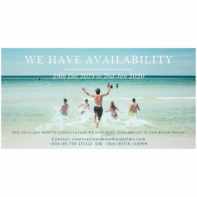 If you’re still looking for accommodation in Watamu over New Year then you’re in luck! 
#watamu ift.tt/2PWxZJH