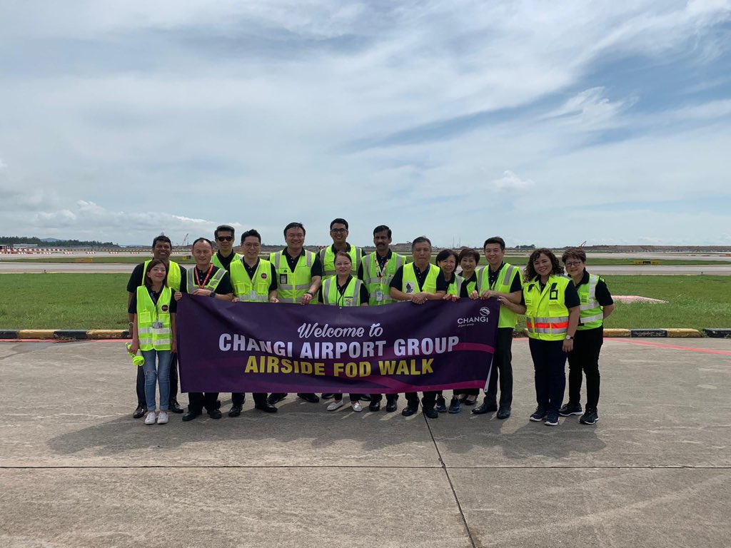 Great opening for SIN Star Alliance Safety Campaign towards the event in Mar 2020.Kick started with a briefing from Changi Airport Group followed our own Star team ‘star stretch’ exercise. Also an FOD walk with Star Airlines,Airport and vendors. @weareunited #beingunited @Ed_Y008