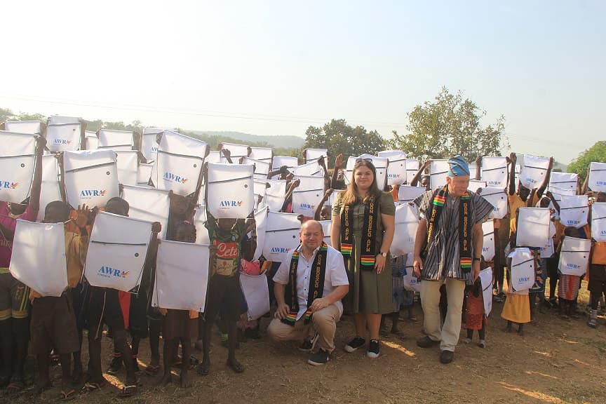 (AFW - Ghana) - Commissioning of Newly 6- Unit Classroom Block for Nankando Primary School. A project funded by AWRA, Poland. 
(Nankando – Ghana)-  6 unit classroom block which was funded by AWRA Foundation in Poland and built by Province. 
Read more 👉 bit.ly/34pSHHa