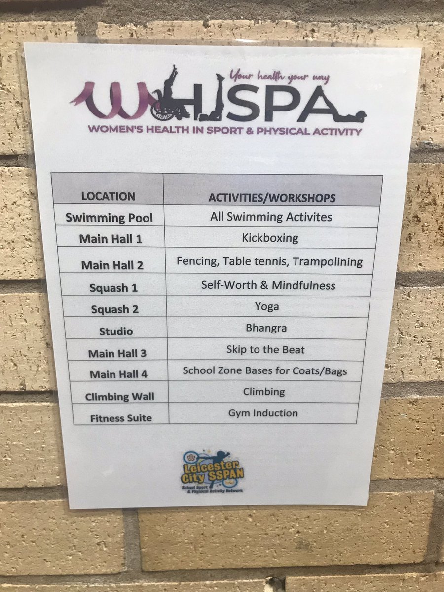 WHISPALeics's tweet photo. We’re ready for our 16th year of WHISPA with @BabingtonLWLAT @BeaumontLeysSch @CHCC_Official @Fullhurst @Judgemeadow @Lancaster_PE @MadaniSchools @MoatCollege @NewCollegeLeics @OrchardMead @rusheymeadnews @SJNCCSchool @soarvalley16 @StpaulsLeic #WHISPA2019 #ThisGirlCan #GoGirl https://t.co/X8iLX4OFB8