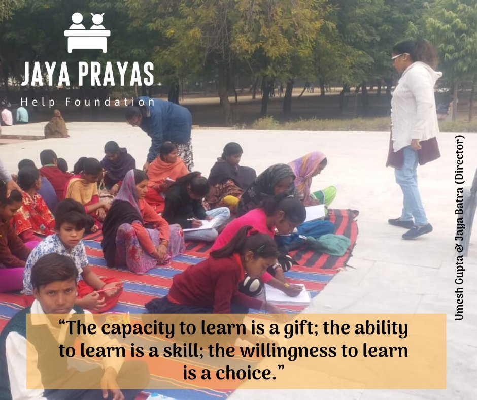 jayaprayas's tweet photo. “The capacity to learn is a gift; the ability to learn is a skill; the willingness to learn is a choice.”
#jphf #social #community #study #children #ngo #ngos #foundation #empower https://t.co/JtmGMwbx96