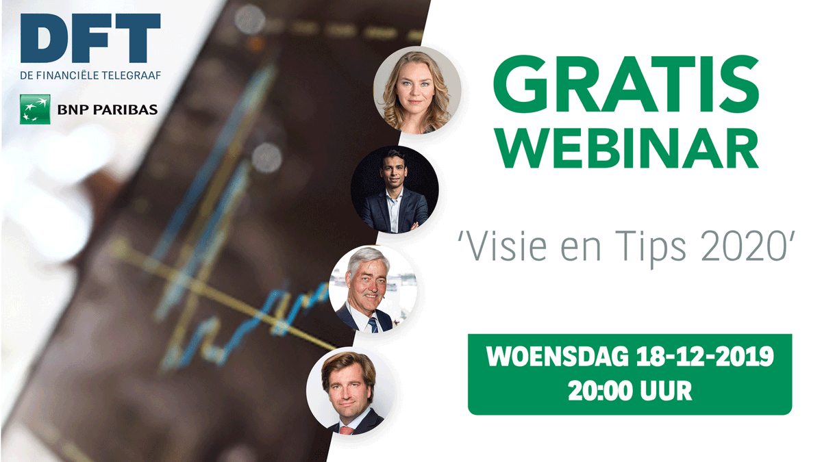 Wat gaat 2020 brengen? Nico Bakker, Jim Tehupuring en Koen Bender geven vanavond om 20:00 hun visie en tips in het toepasselijk genoemde 'Visie en Tips 2020' webinar. Inschrijven kan via: bit.ly/2PYUGgi