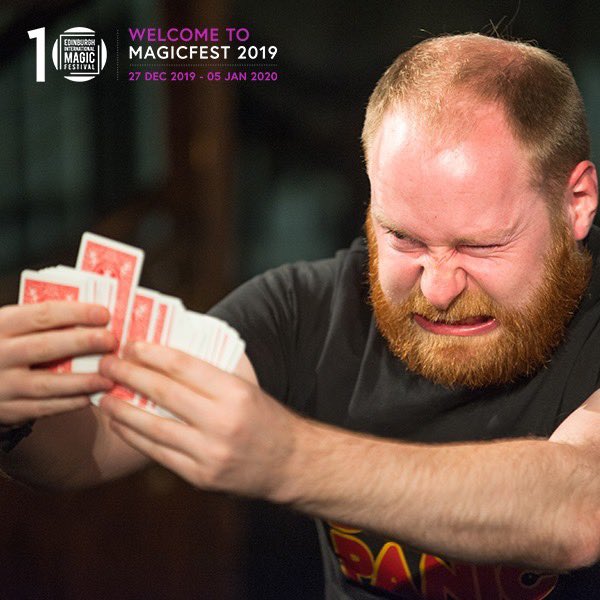 MagicFest's tweet photo. Skilled close-up magician, Luke Eaton has been performing shows around the UK for the last 7 years.
Look out for him in December at our Comedy Magic Club at the @traversetheatre
#MagicFest2019 #ComedyMagicClub https://t.co/XKClRKzakU