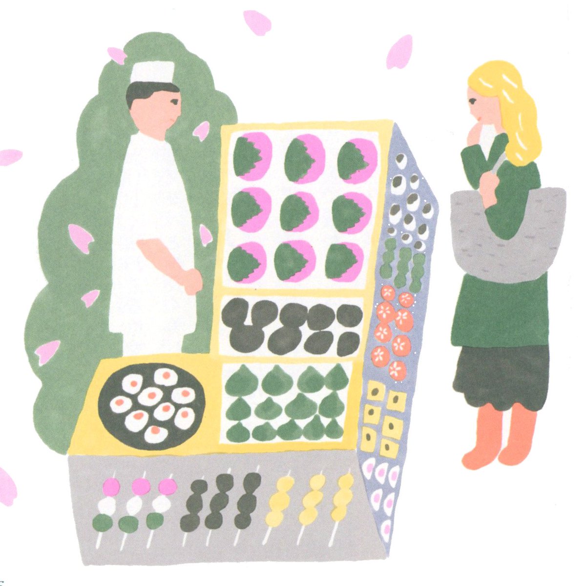 デザインは文京図案室の芝晶子さんです。特色印刷での仕上がりを拝見したときには、描いていたときの想像を超えた驚きや感動がありました。季節ごとの色合いの調整やレイアウトのアイデア、細やかな気配りが沢山詰まったデザインで、素敵に使っていただき感謝です?実際にご覧いただけたら嬉しいです。