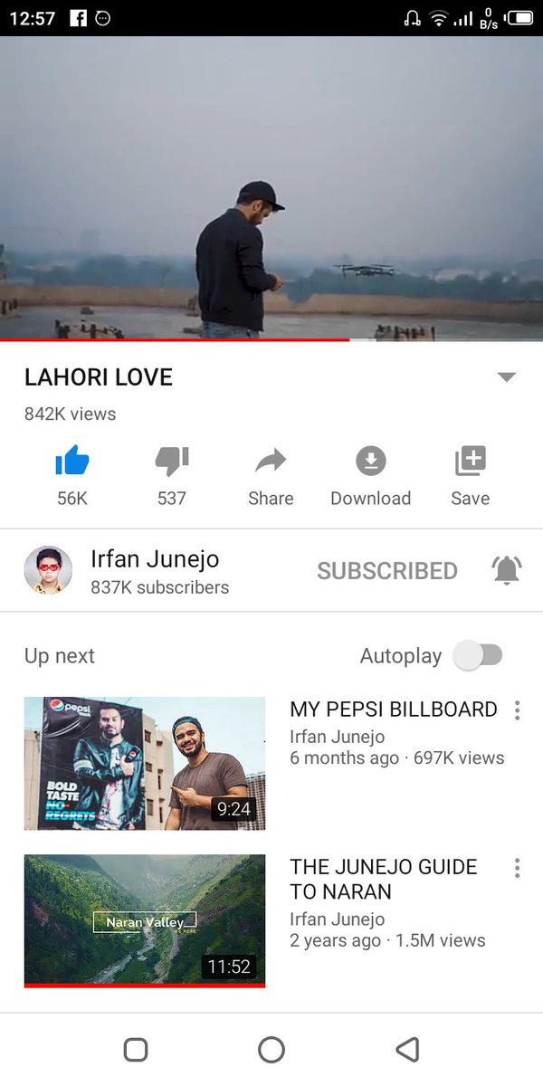 MomeenaMuneer's tweet photo. @irfanjunejo best vlogger ever 😍😍
Huge fan of yours 😍❤️ I used to watch it daily❤️😍 keep making vlogs and this one is my favorite aur ik Nando's Wala❤️
Hope so I'll meet soon 
#irfanjunejo 
#bestvlogger https://t.co/zElGIhrxz6
