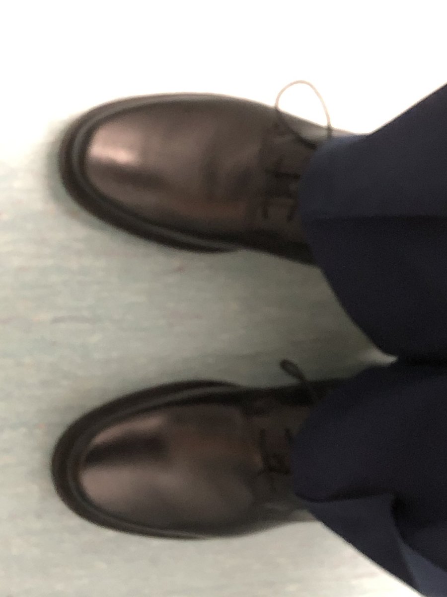 Finally new work shoes following staff unwittingly ‘returning’ my previous pair to a patient who was going home. I thought it was a prank “shoes on Santa” etc... Oh how all the staff laughed 🧐 #jokesonme #staffcull 😉@WCHMed