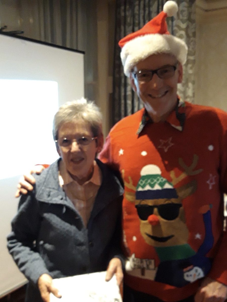 SeftonIAM's tweet photo. Here we have yours truly proudly presenting Alison Filson with a much deserved Christmas present from SAM - an advanced driver course! 🎅🏻 @SeftonIAM @IAMRoadSmart @RoyalClifton https://t.co/IwlPxtbRW1